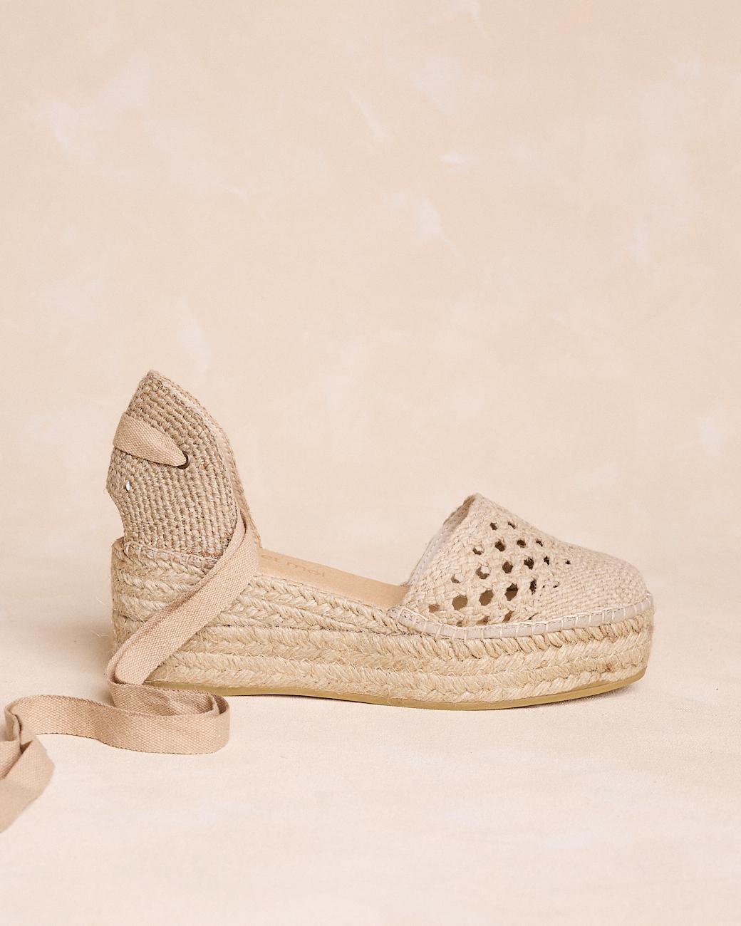 Espadrille compensée Elisabetta