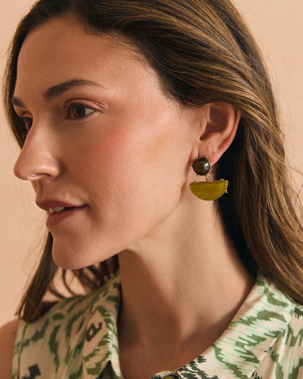 Boucle d’oreille demi-lune