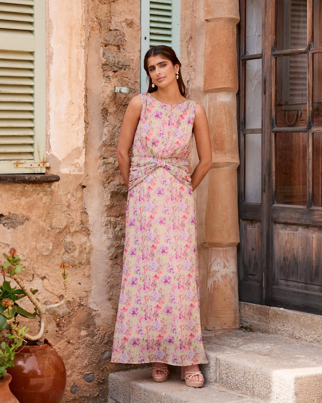 Vestido Flores Mariale