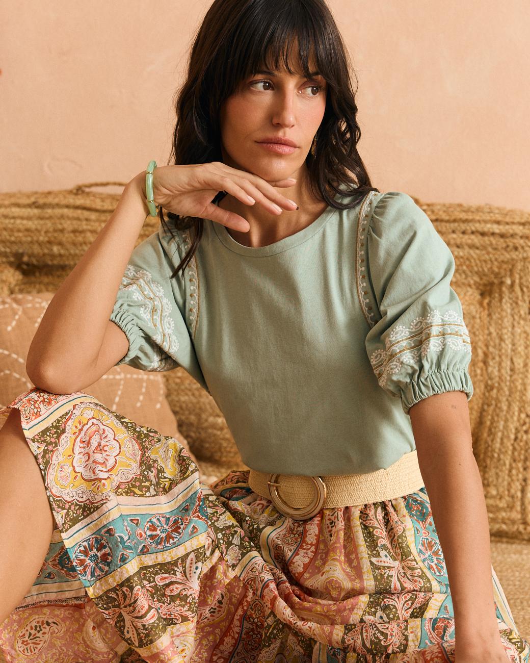 Camiseta Bordado Carlota