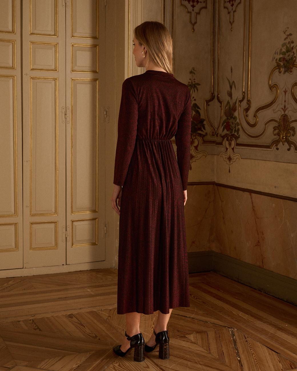 Robe plissée Laris