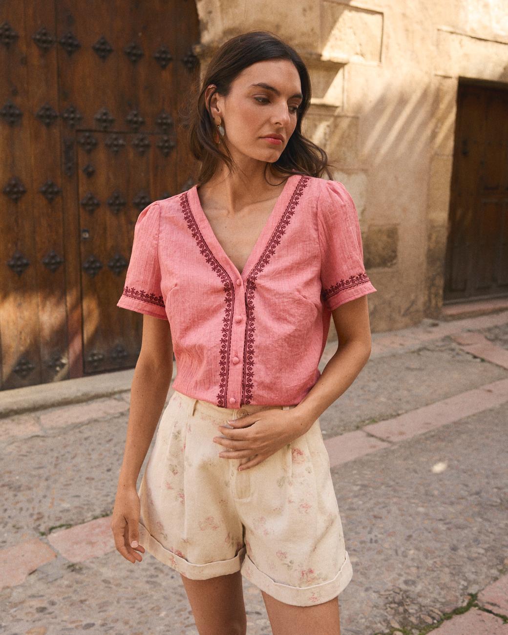 Chemise brodée Ramira