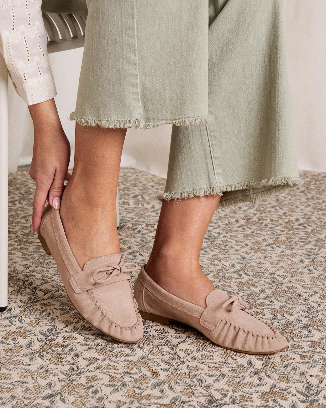 Mocassin beige Bruna