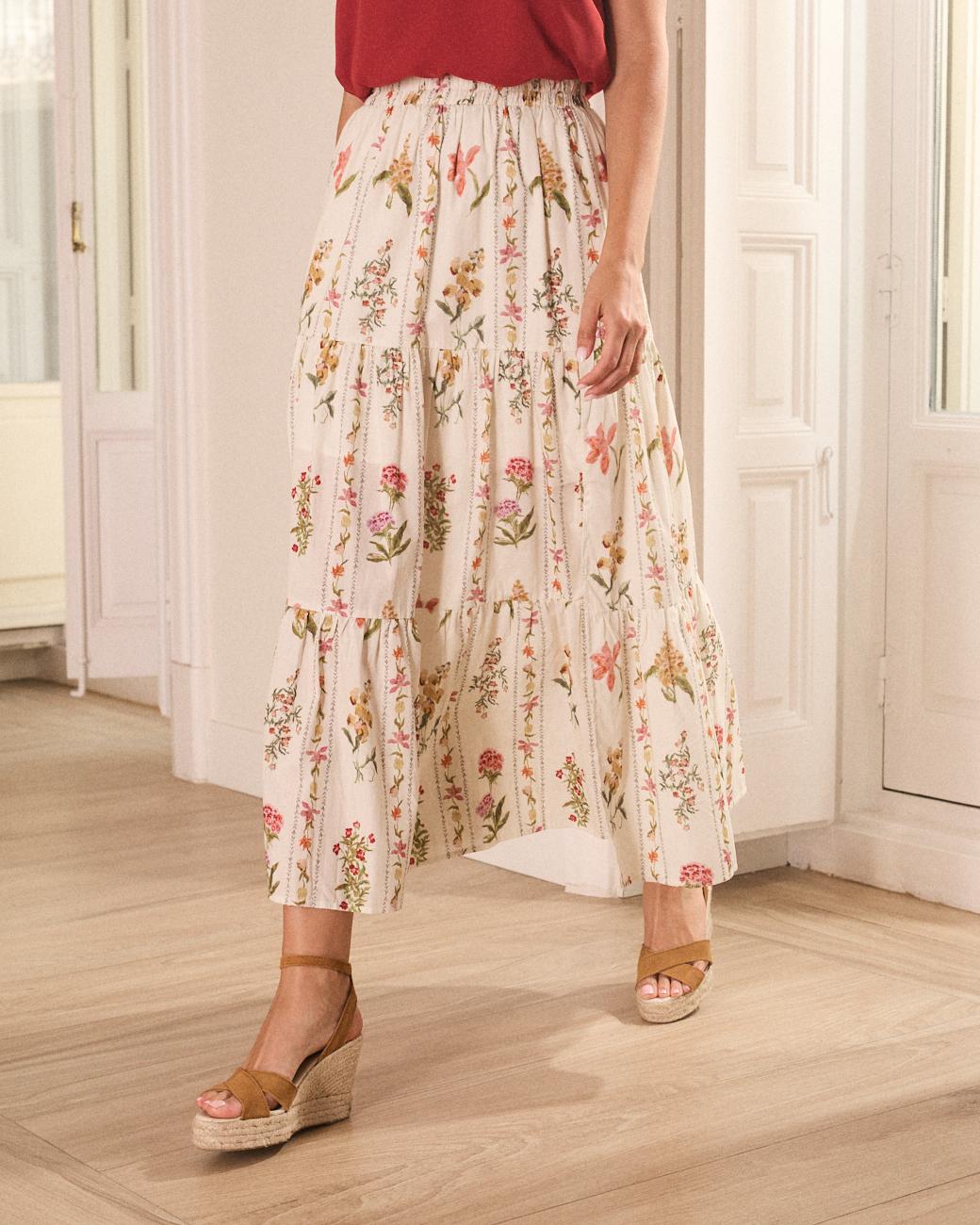 Nicole Printed Skirt