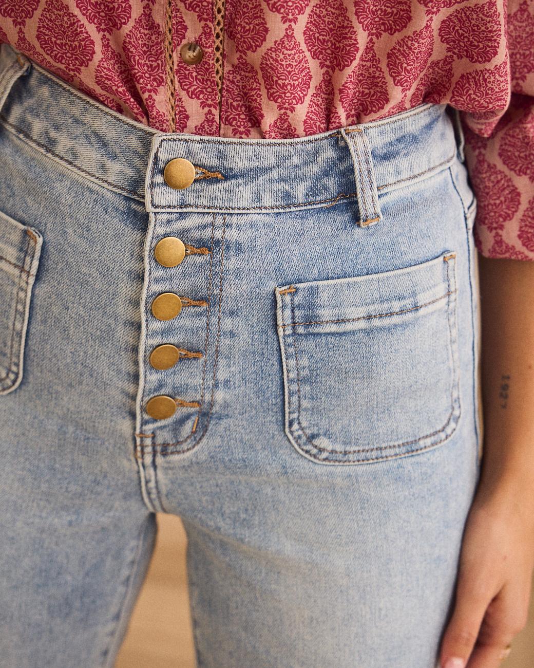 Pantalon en denim Paule
