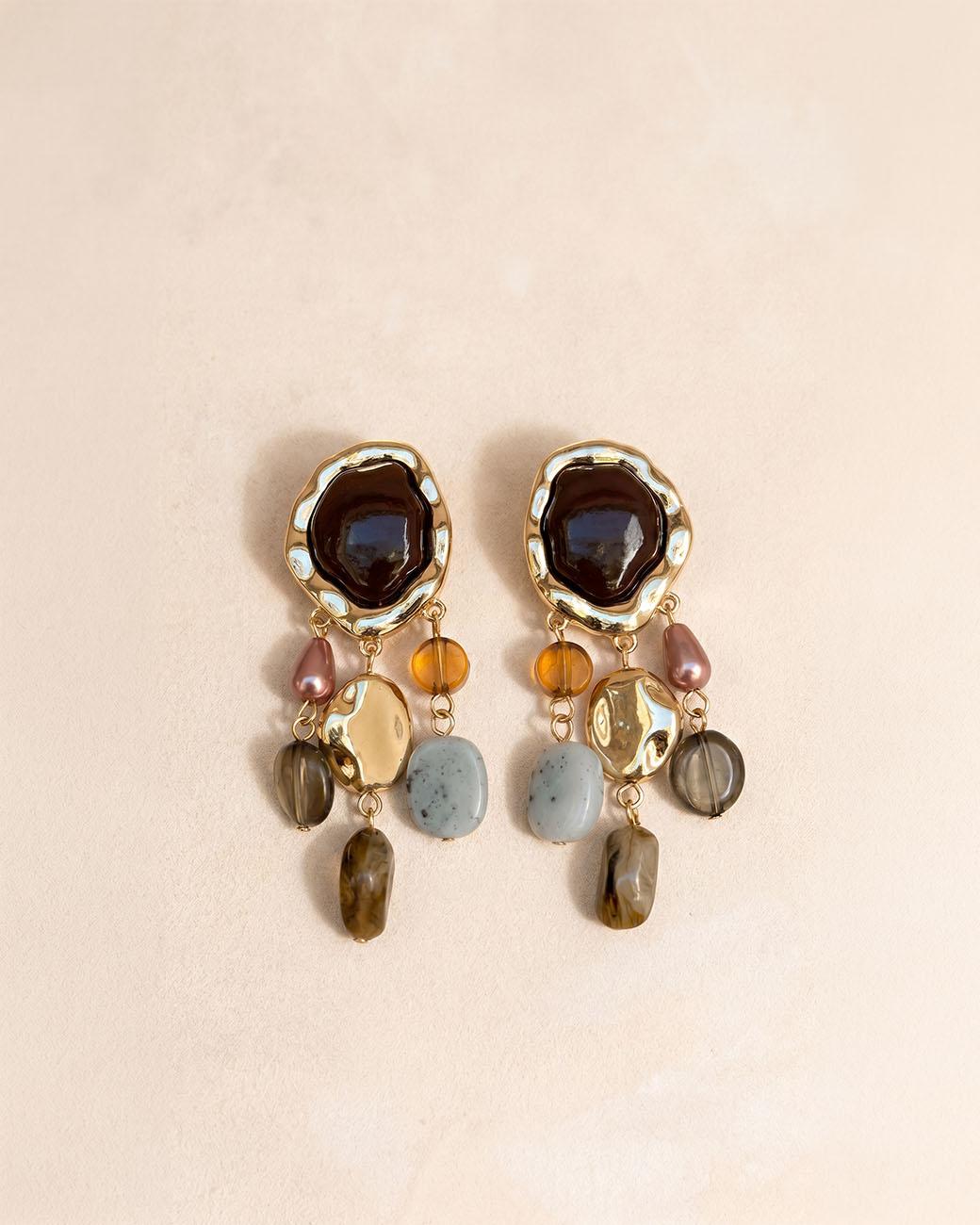 Pendientes Piedras Nella