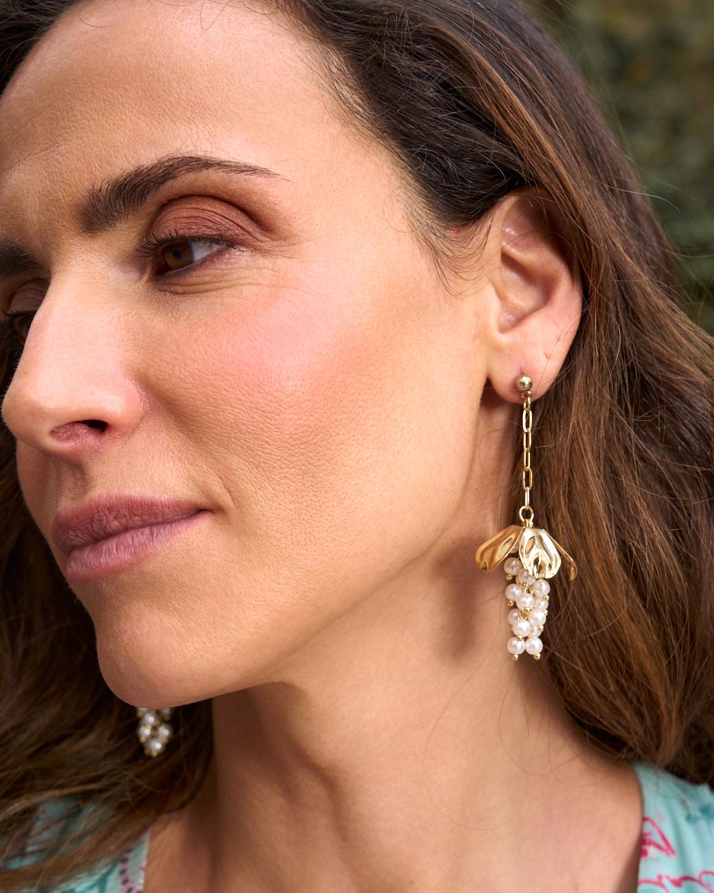 Boucle d'Oreille Pendante Leyre