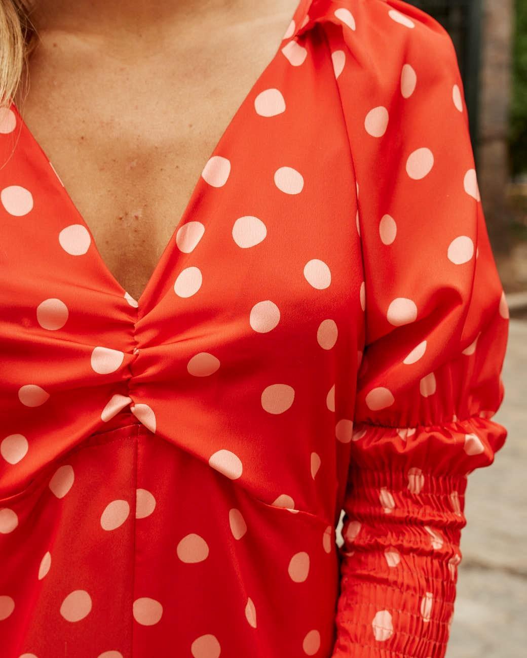 Azucena Polka Dot Dress