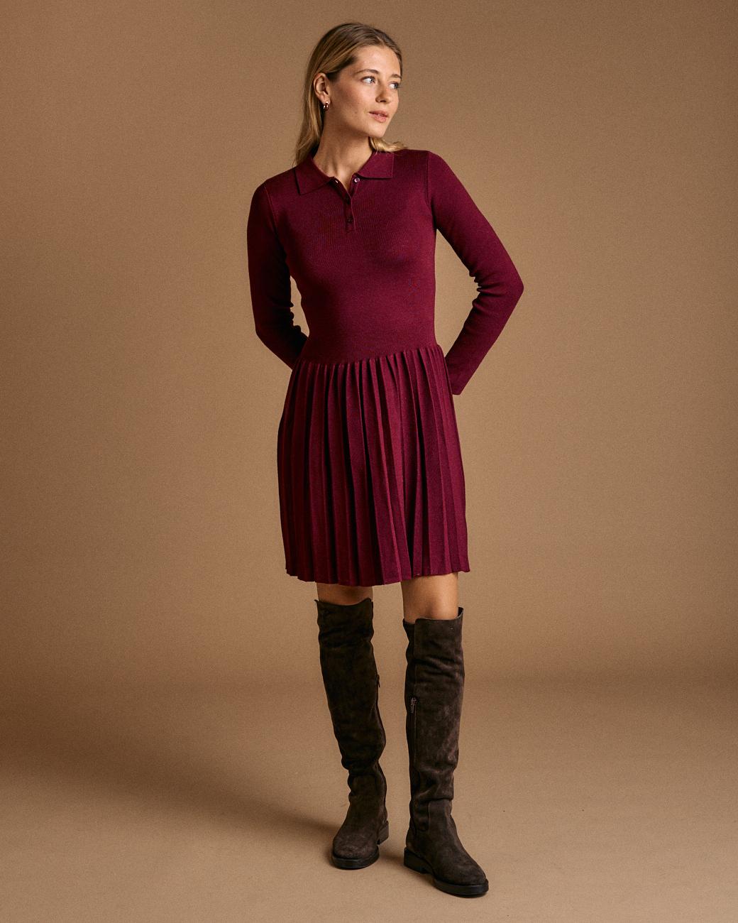Robe courte en pull Marinella