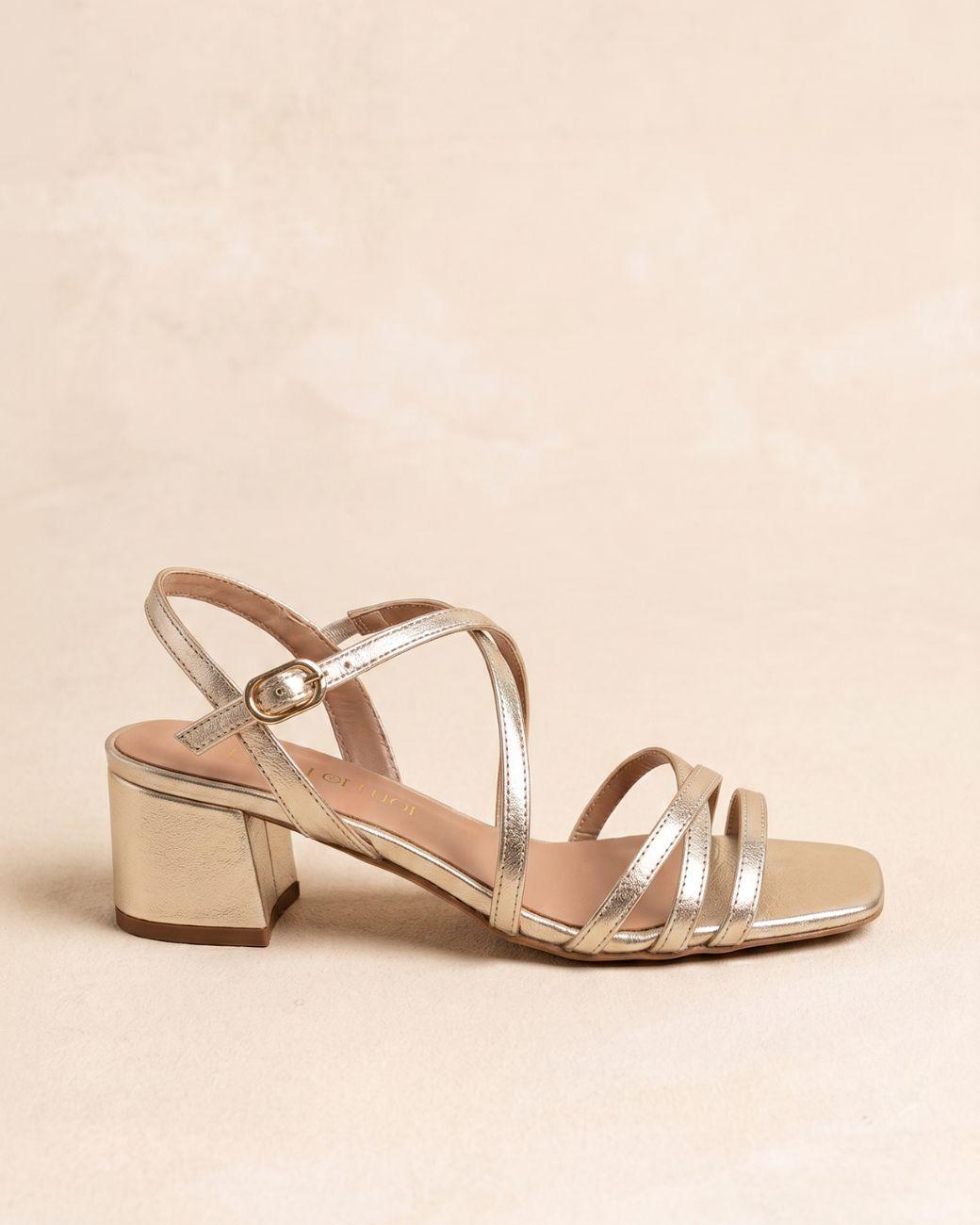 Odelia Low Heel Sandal