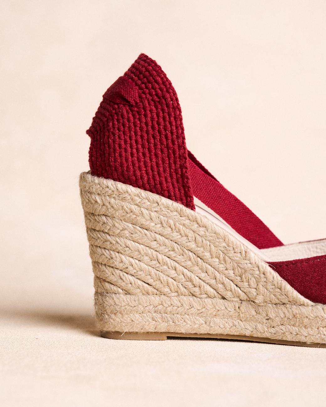 Espadrille grenat Ane