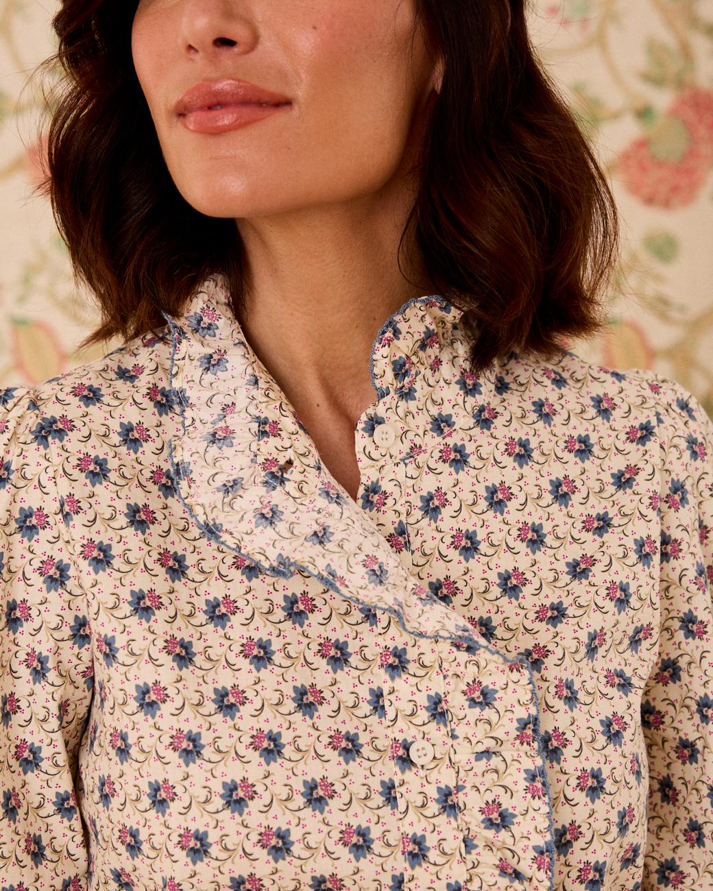 Chemise à volants Greta