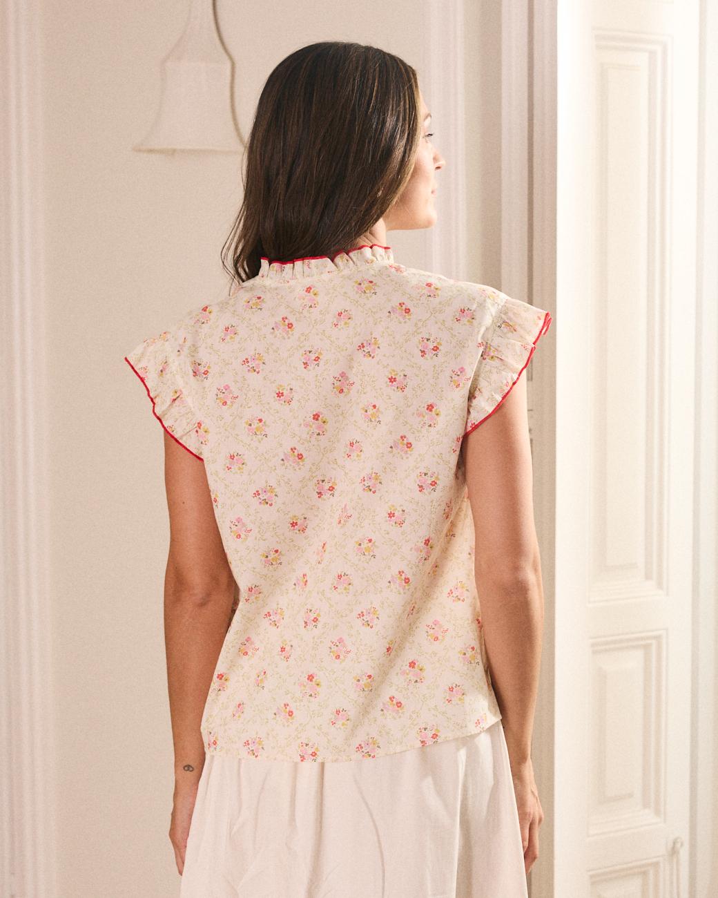Chemise fleurs Cassia