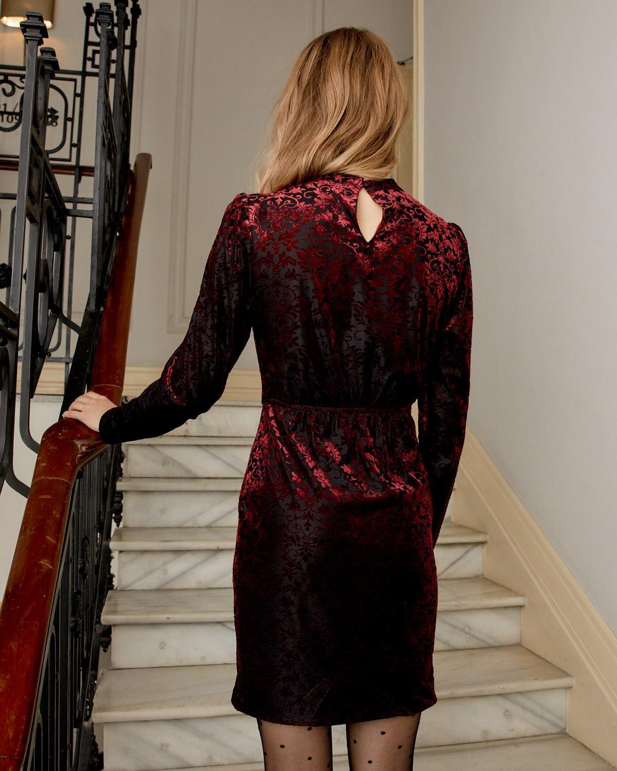 Robe en velours Aivila