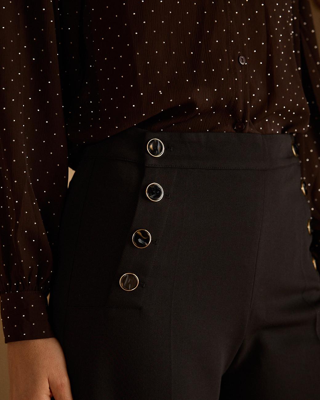 Pantalon à boutons Camille