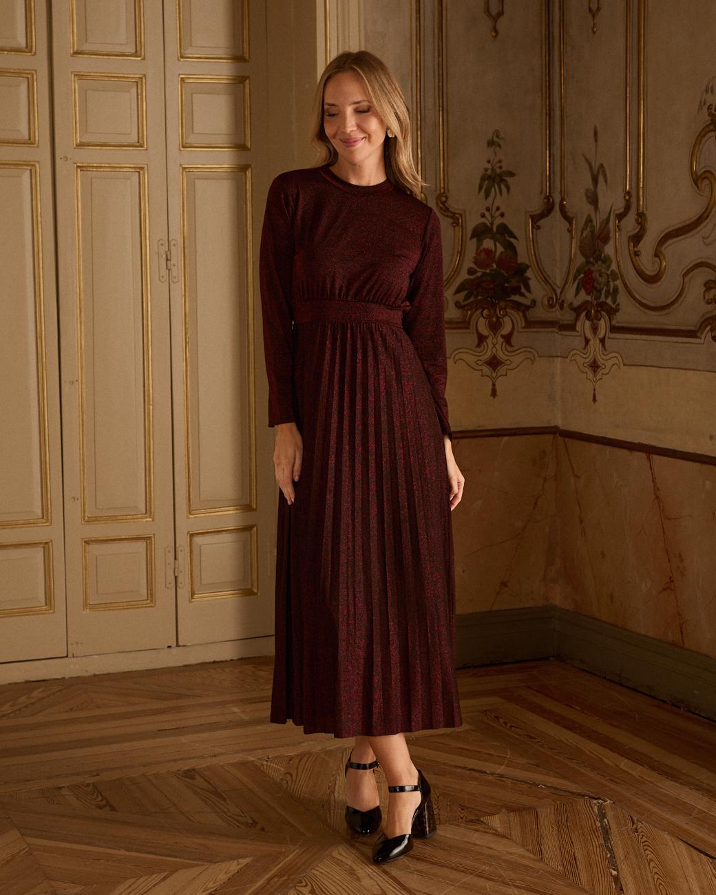 Robe plissée Laris