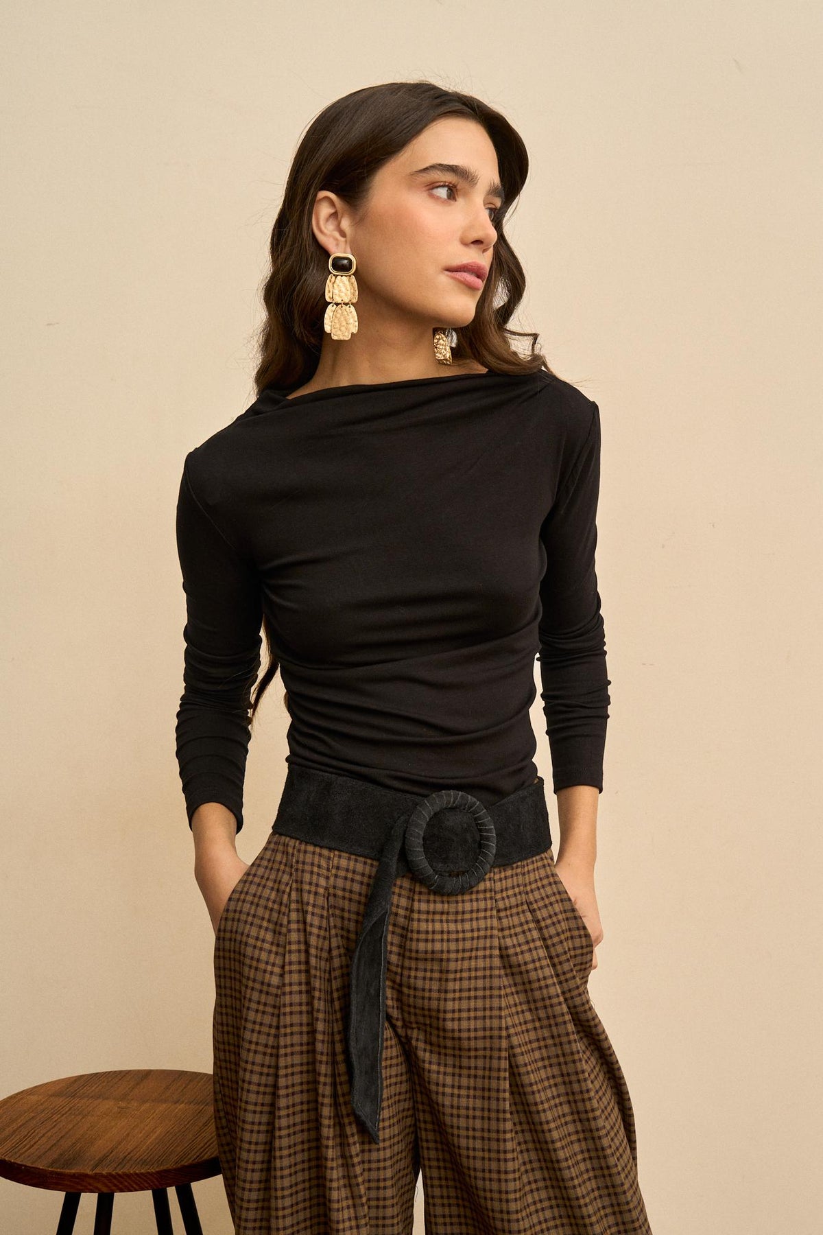 Black Isabella Top