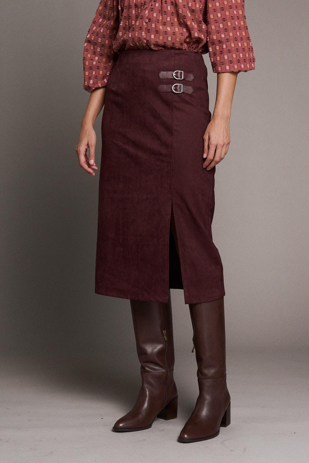 Mathilde Suede Skirt