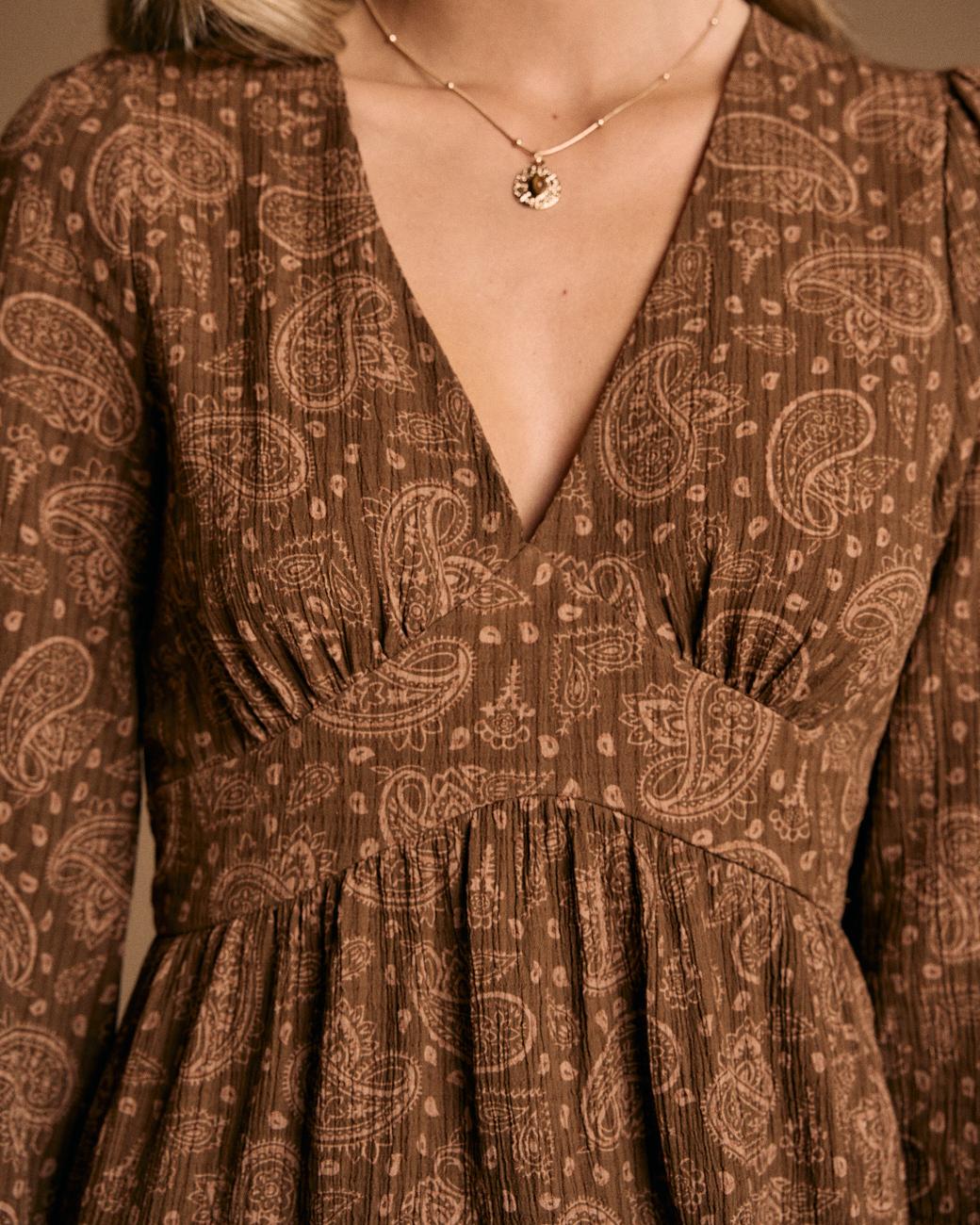 Vestido Corto Estampado Amelia