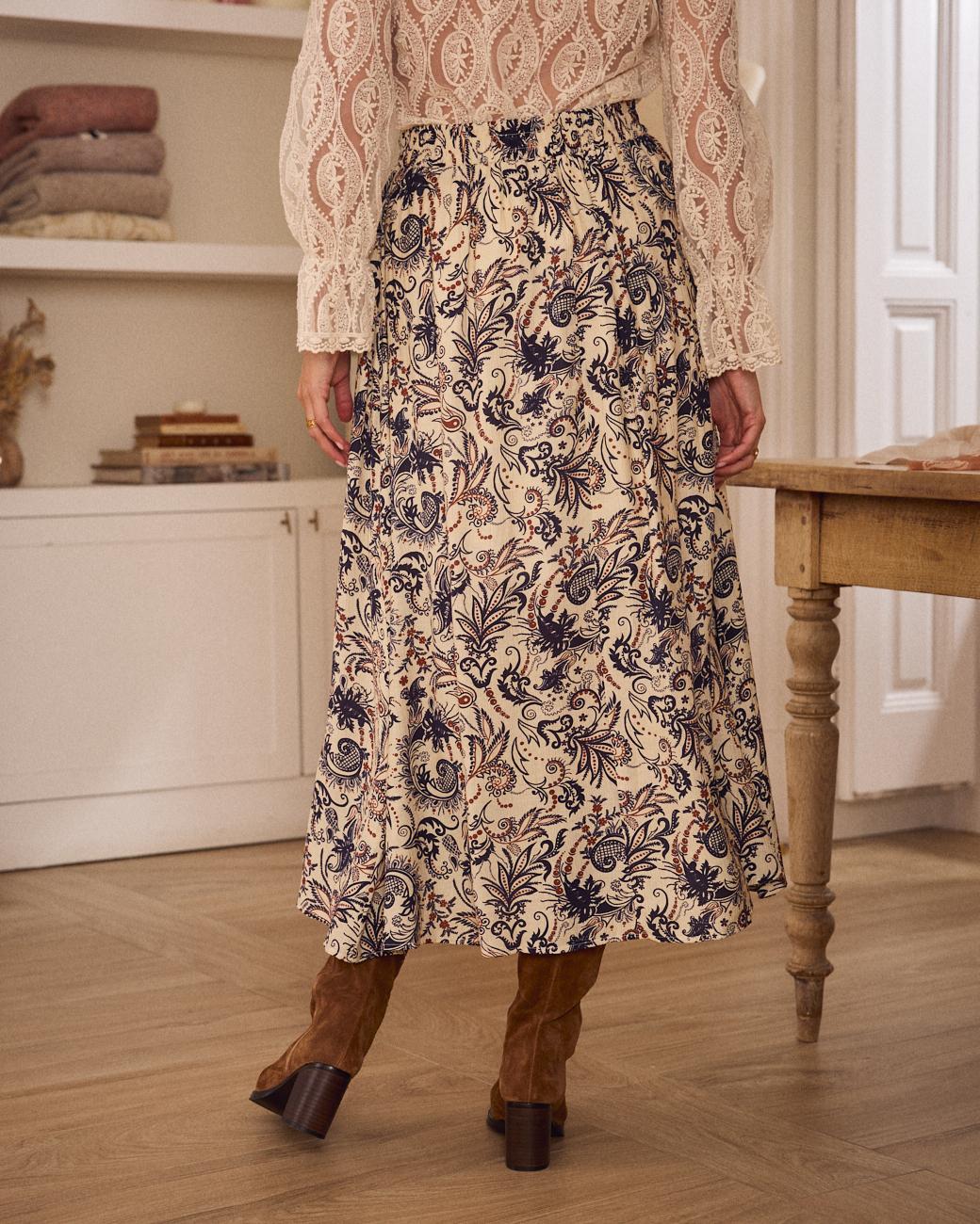 Davinia Printed Skirt