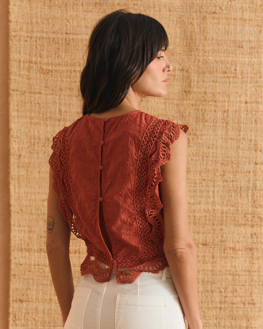 Blouse en maille Tana
