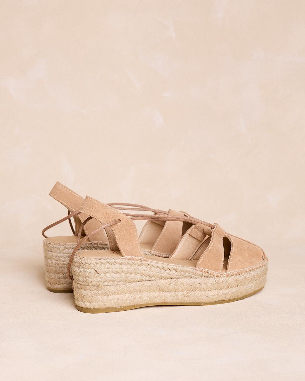 Espadrille en suède Aurora