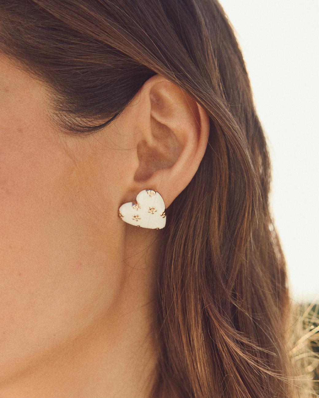 Boucle d'Oreille Cœurs Bianca