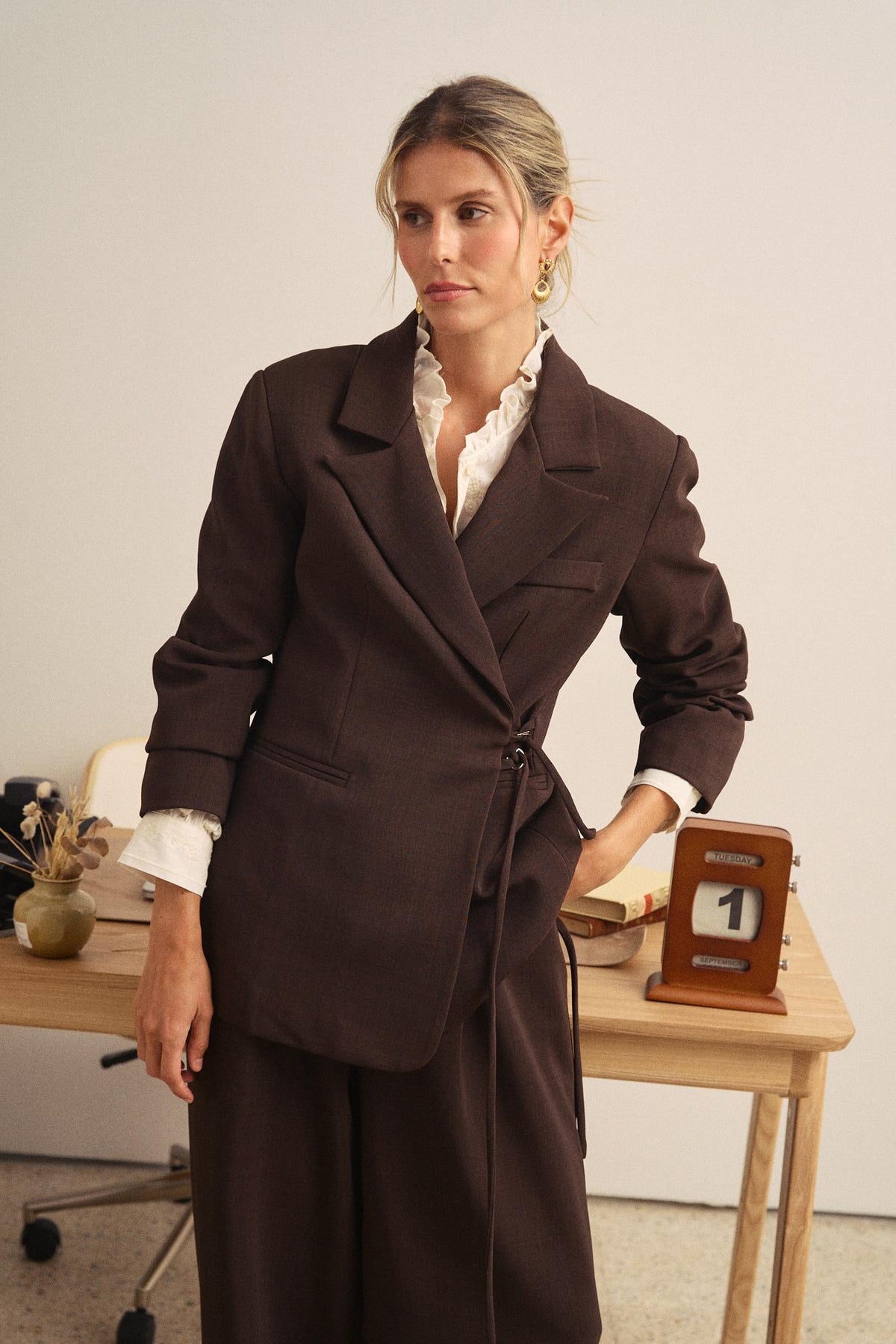 Astrea Double-Breasted Blazer