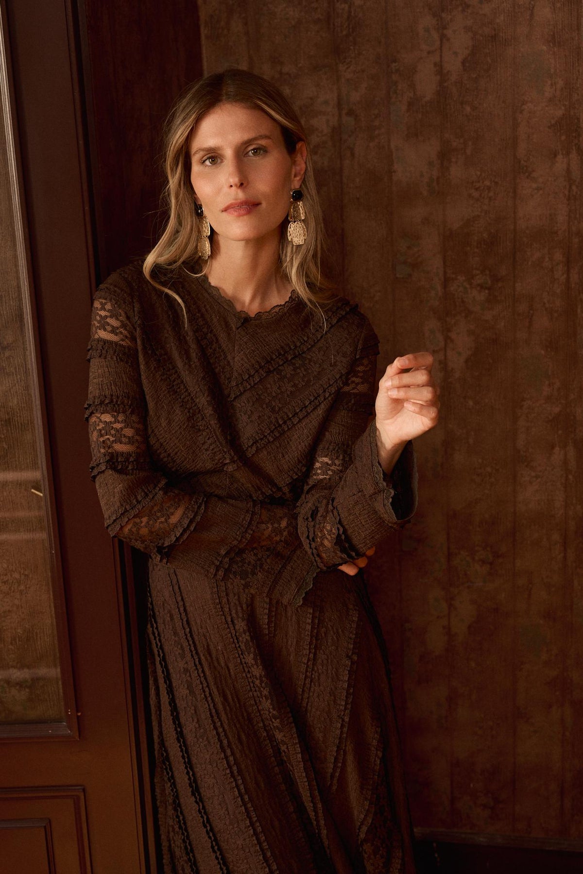 Pull en dentelle Albanta
