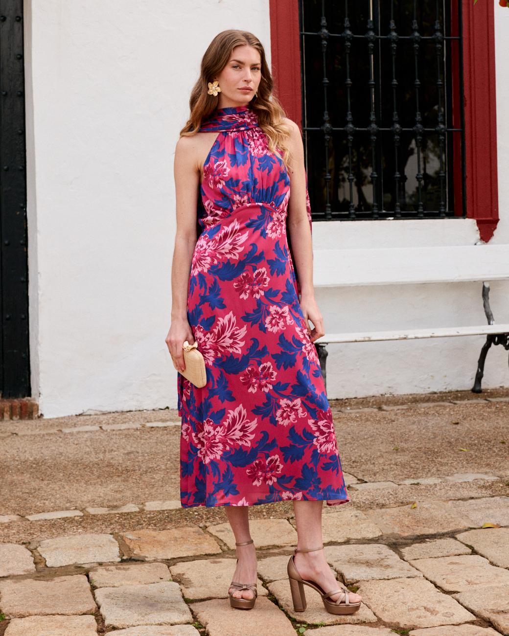 Vestido Halter Claren