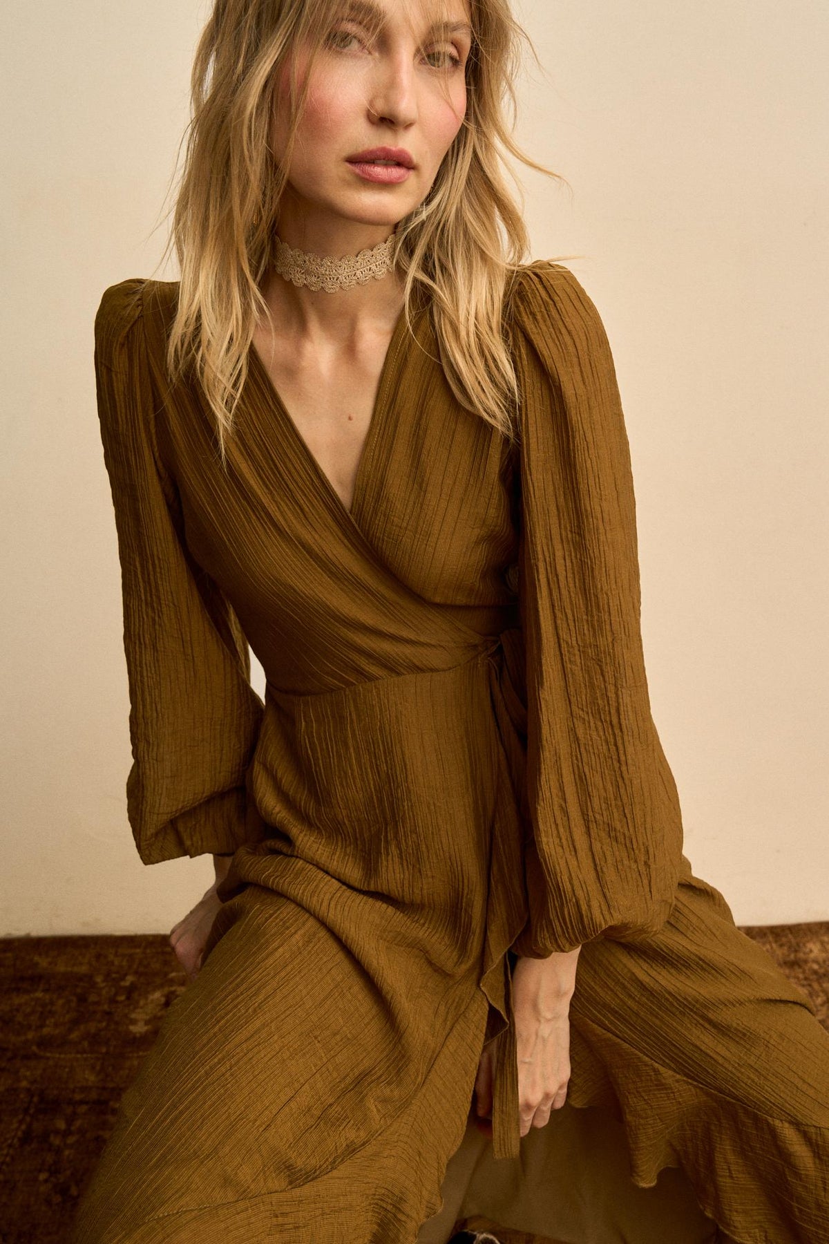 Robe à encolure basse Silvia
