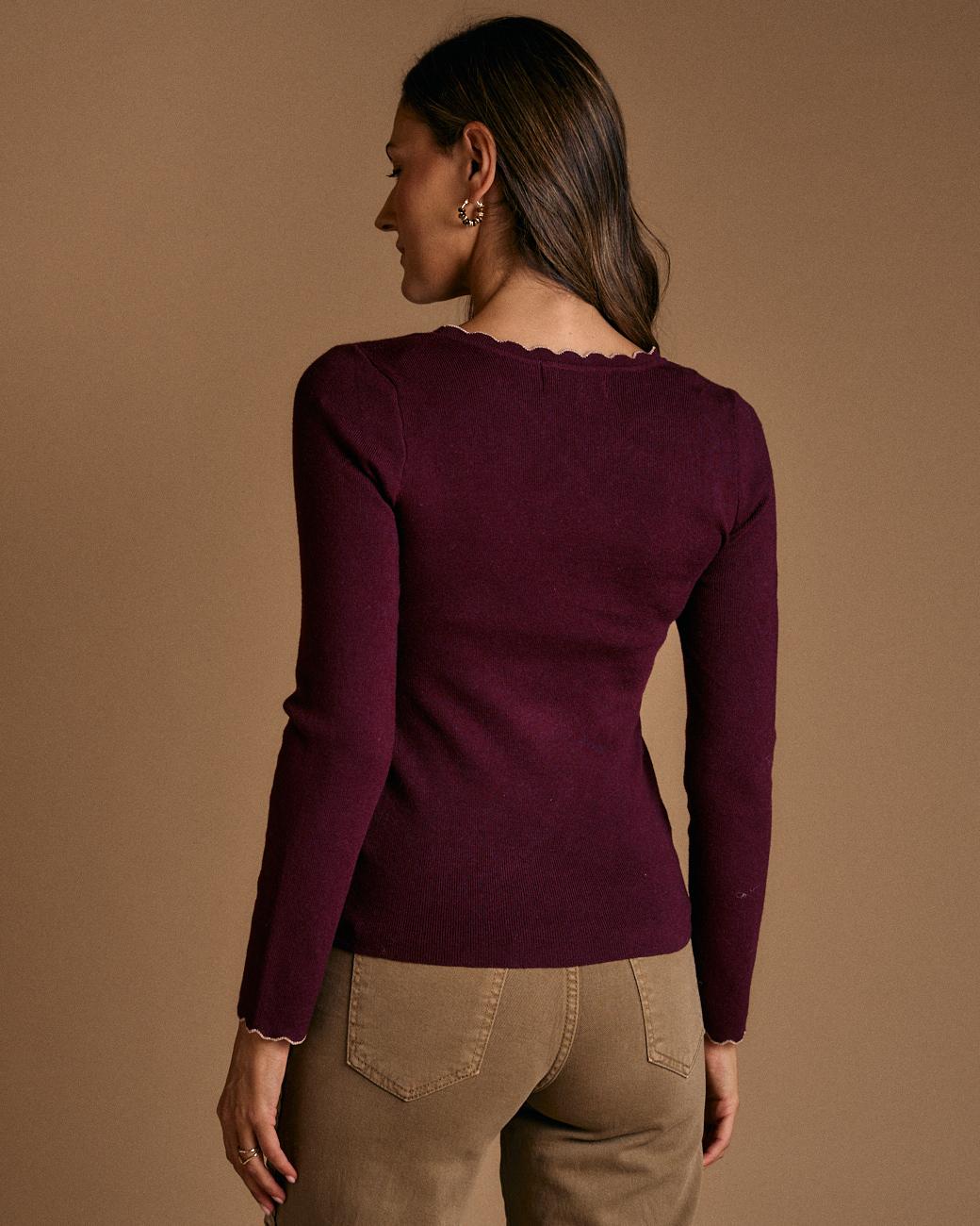 Pull en pull lurex Bugan