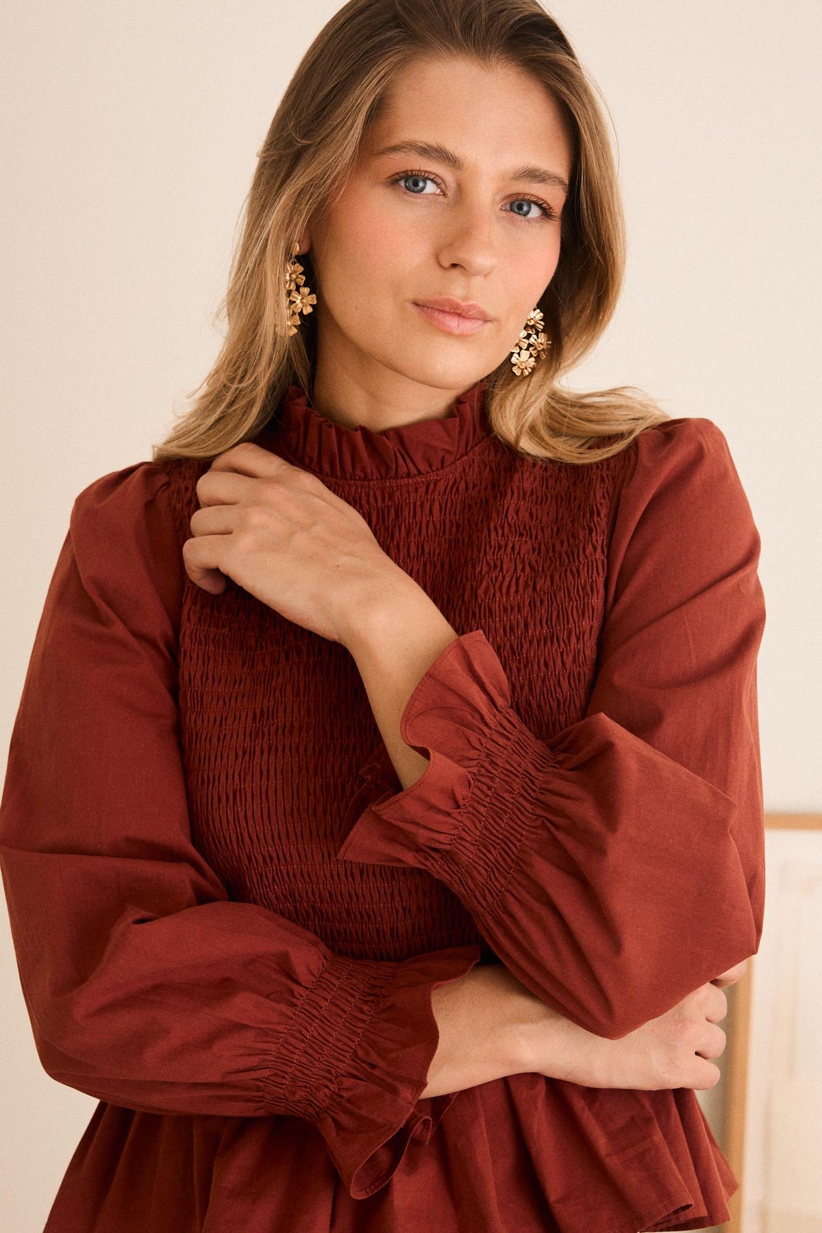 Rufina Honeycomb Blouse