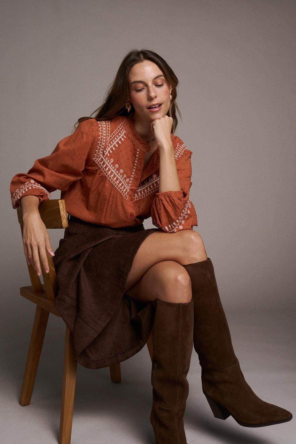 Blusa Bordados Sienna