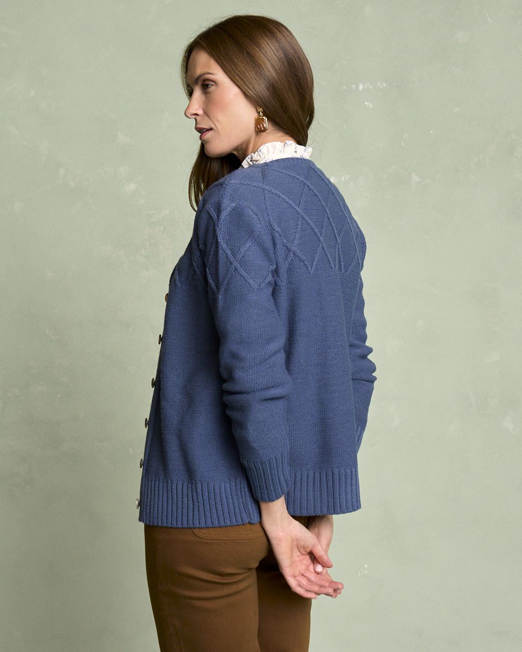 Bourget Striped Cardigan