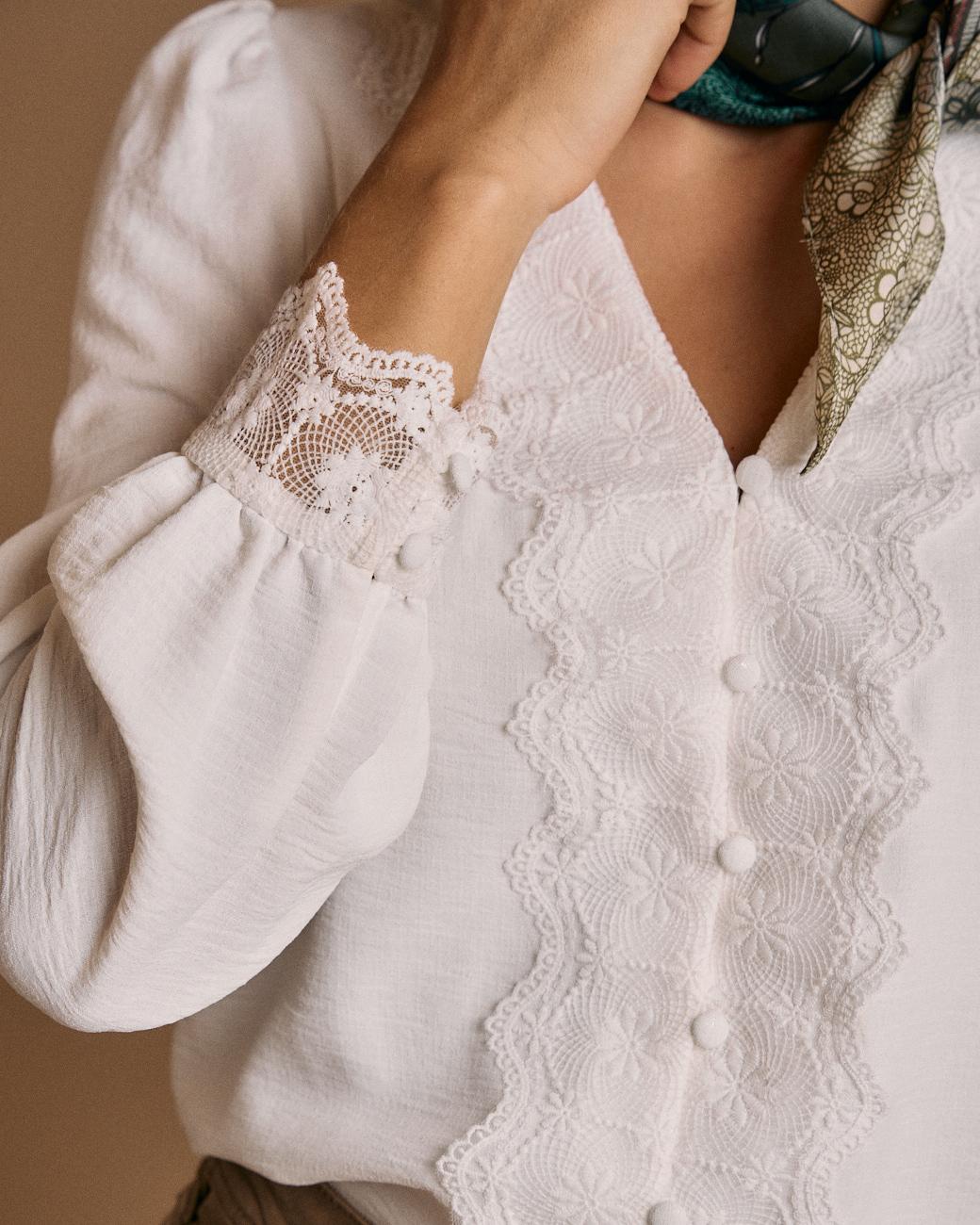 Camisa Detalle Bordado Greta