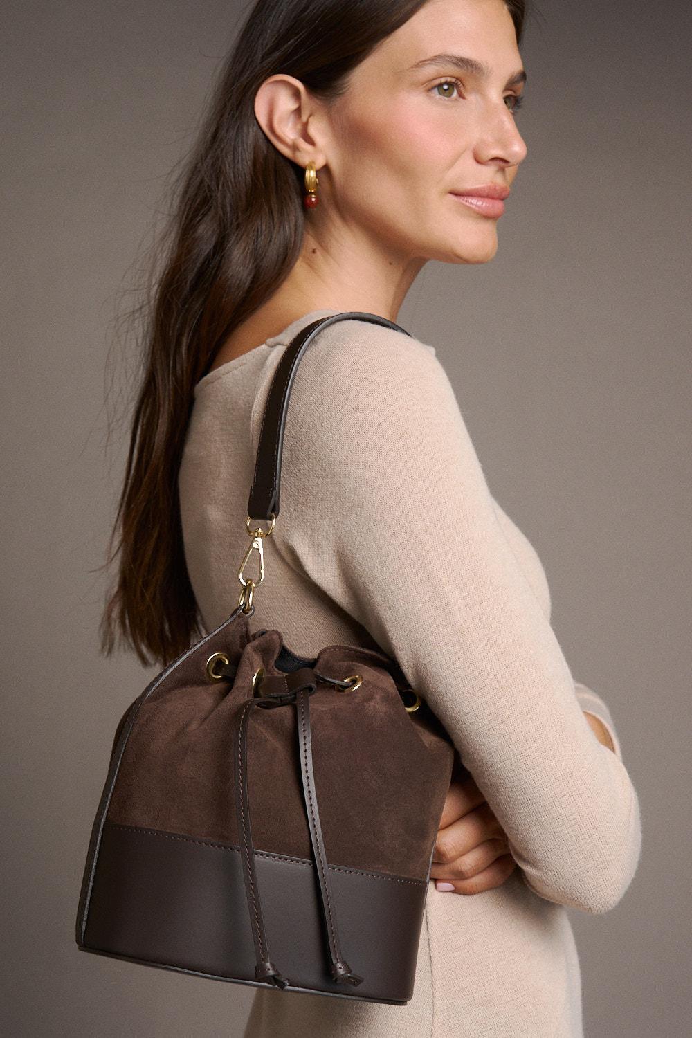 Bolso Bombonera Piel Lorenna