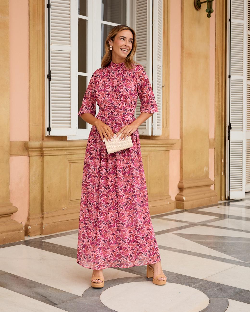 Nola Print Dress