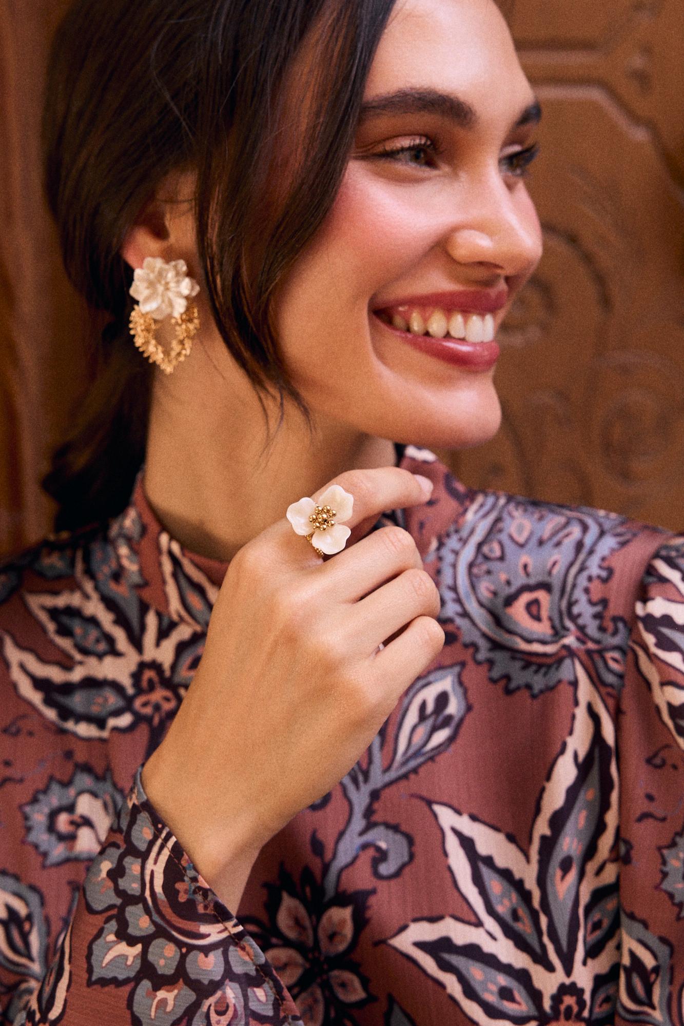 Bague fleur Sheril