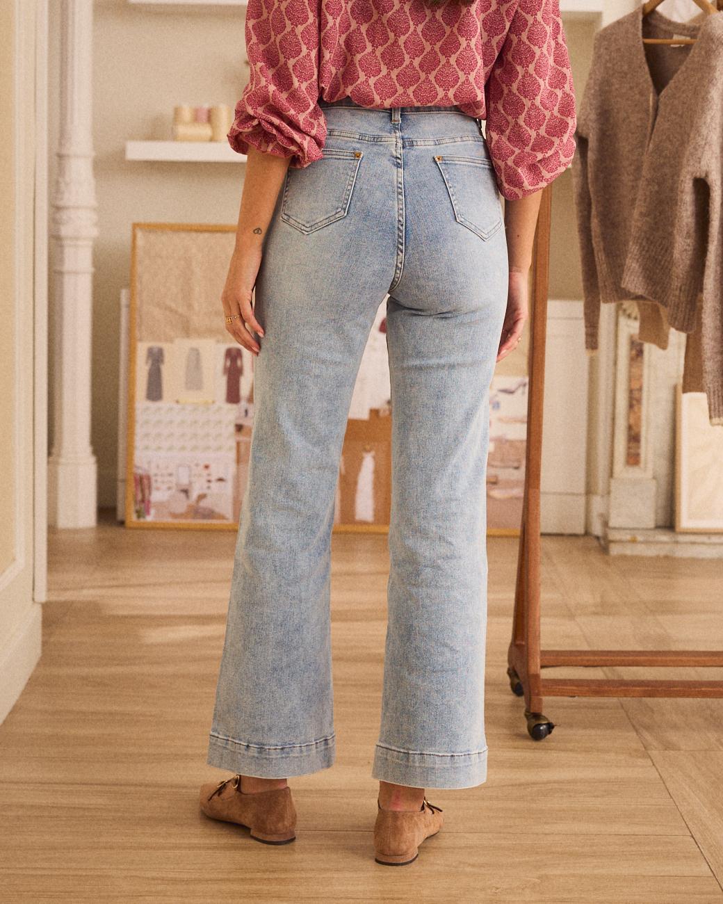 Pantalon en denim Paule
