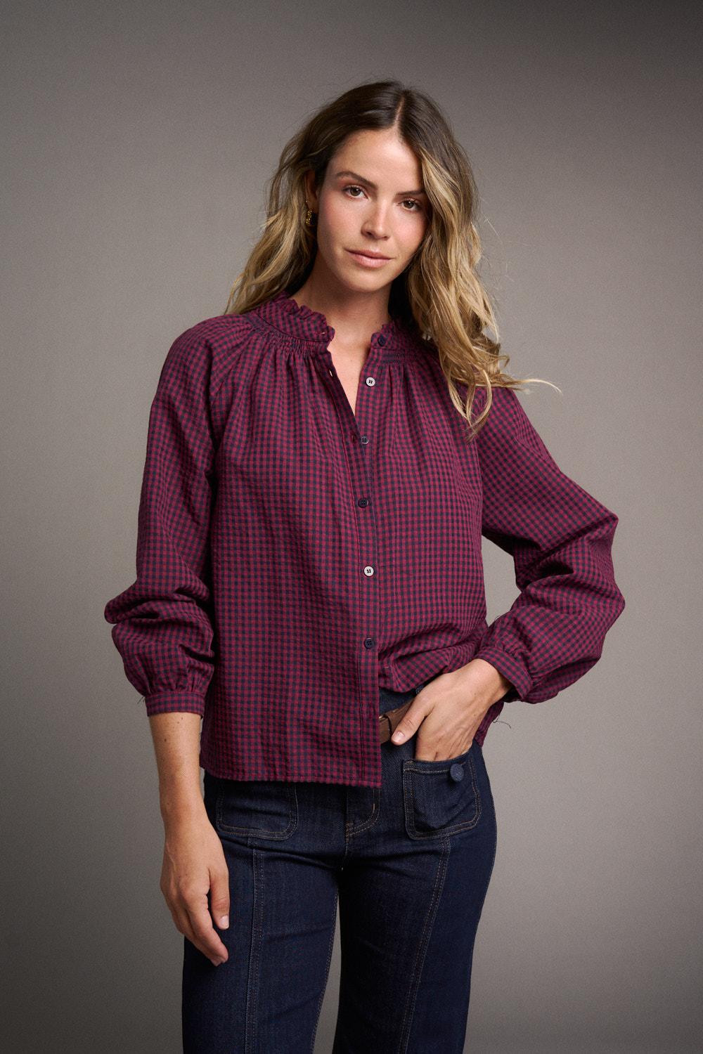 Blusa Vichy Colette