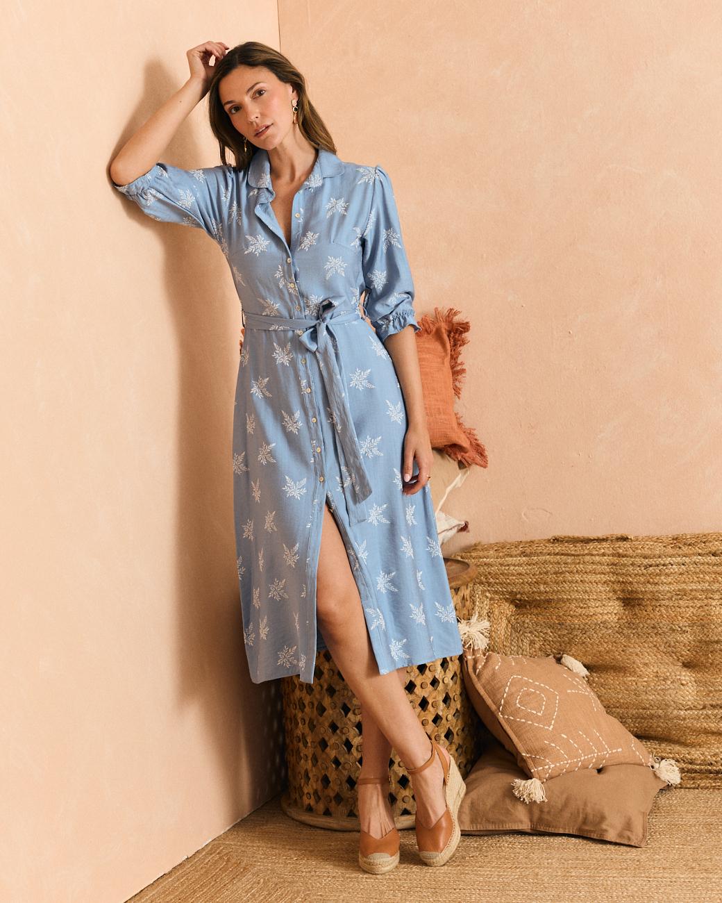Robe bleu ciel Virgi