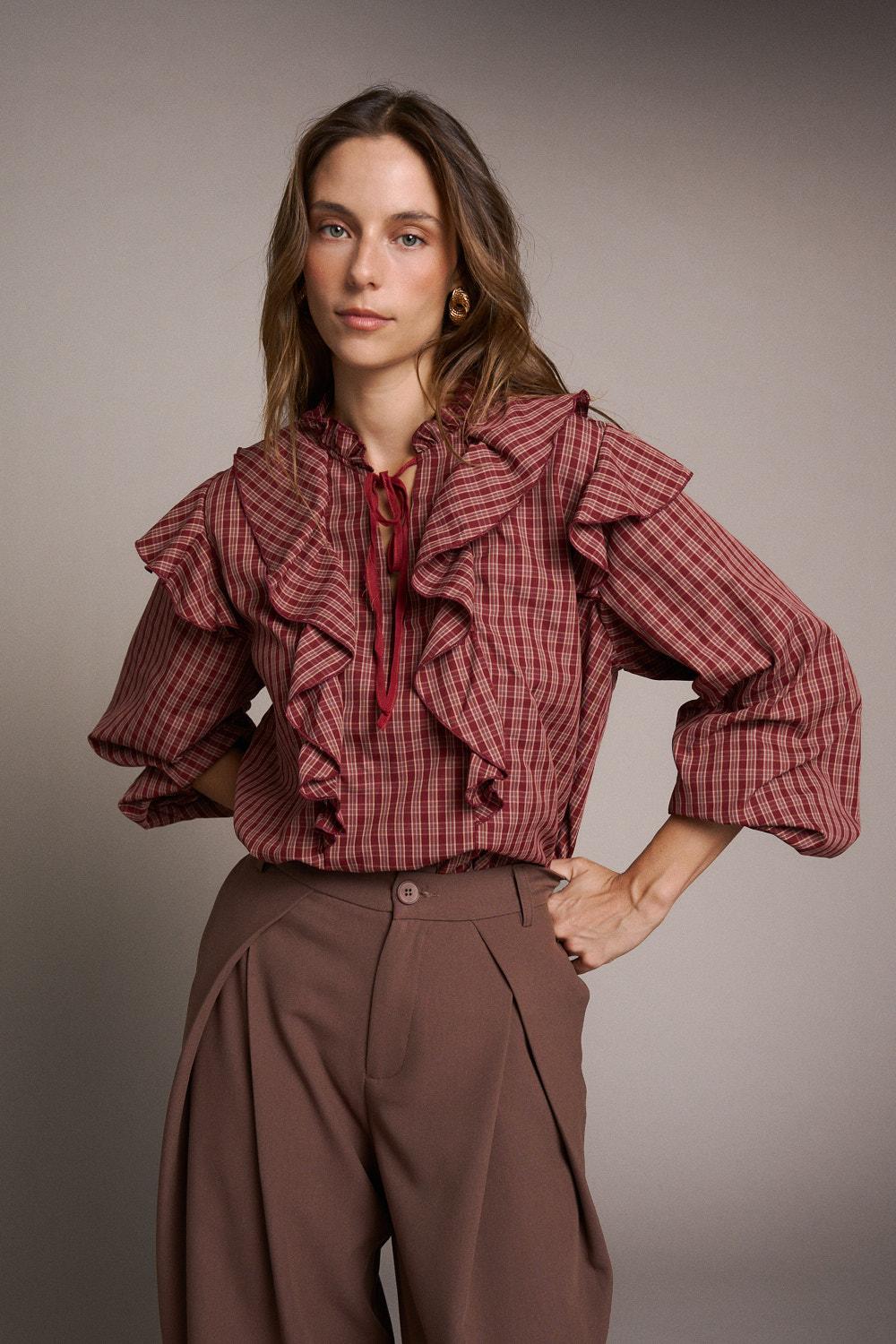 Blouse à nœud Éloïse