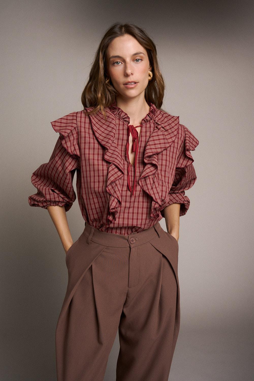 Blouse à nœud Éloïse