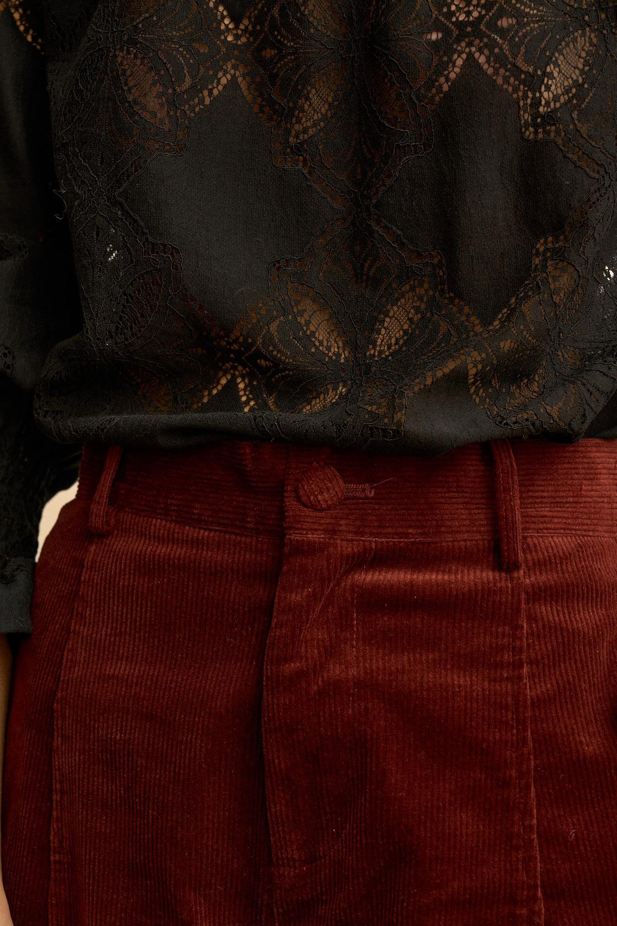 Pantalón Pinzas Pana Eliora