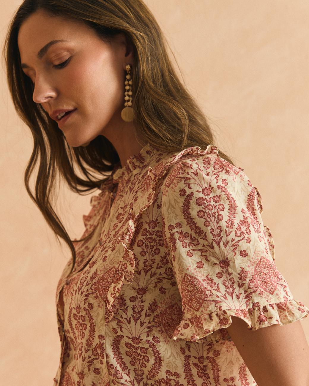 Adela Print Shirt
