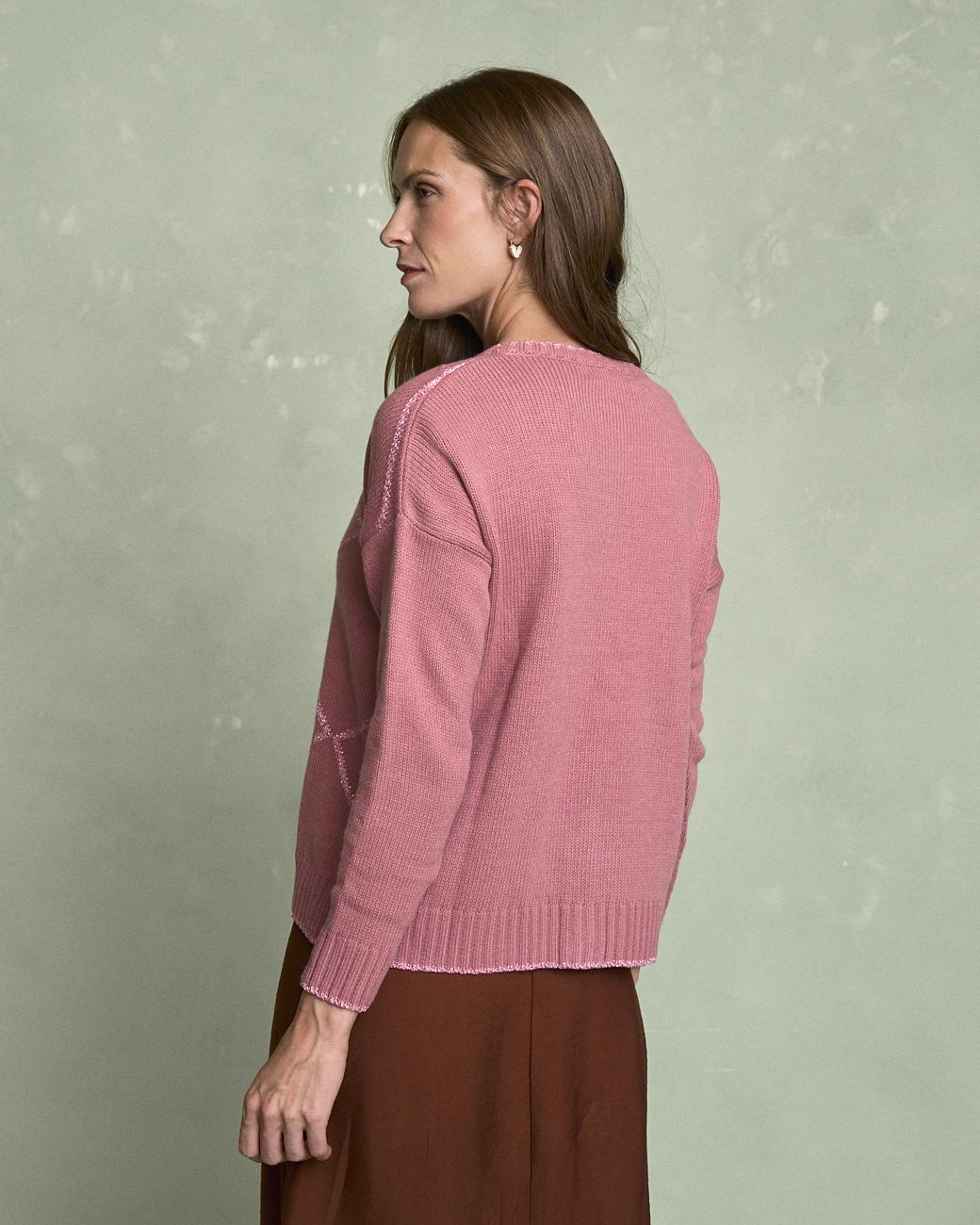 Cardigan Rosa Taya