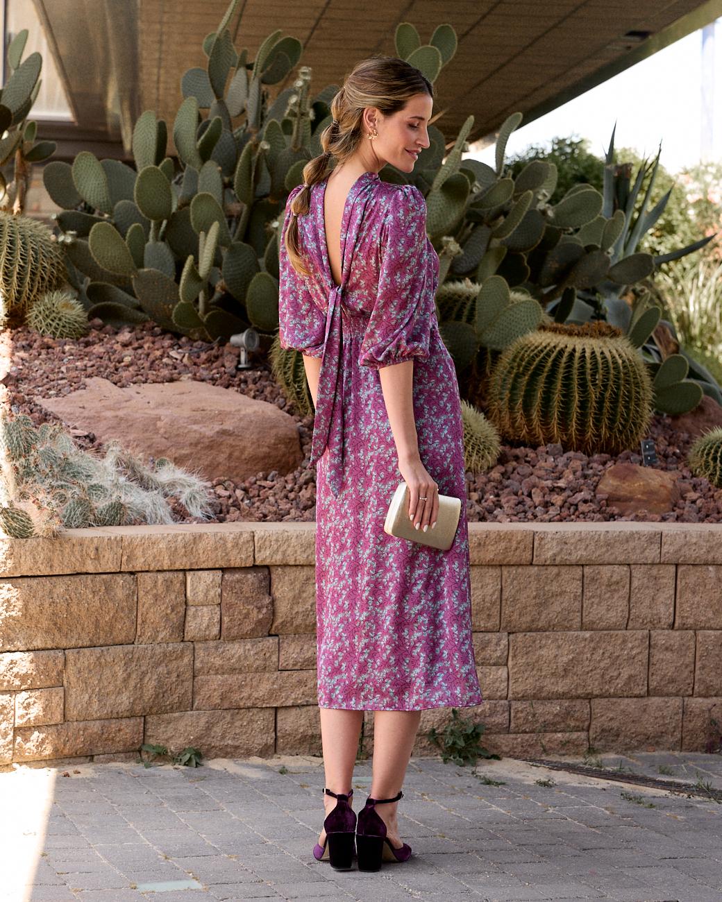 Vestido Largo Estampado Min