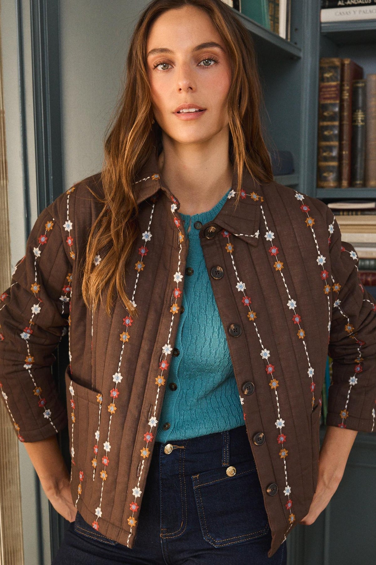 Veste à fleurs Divina