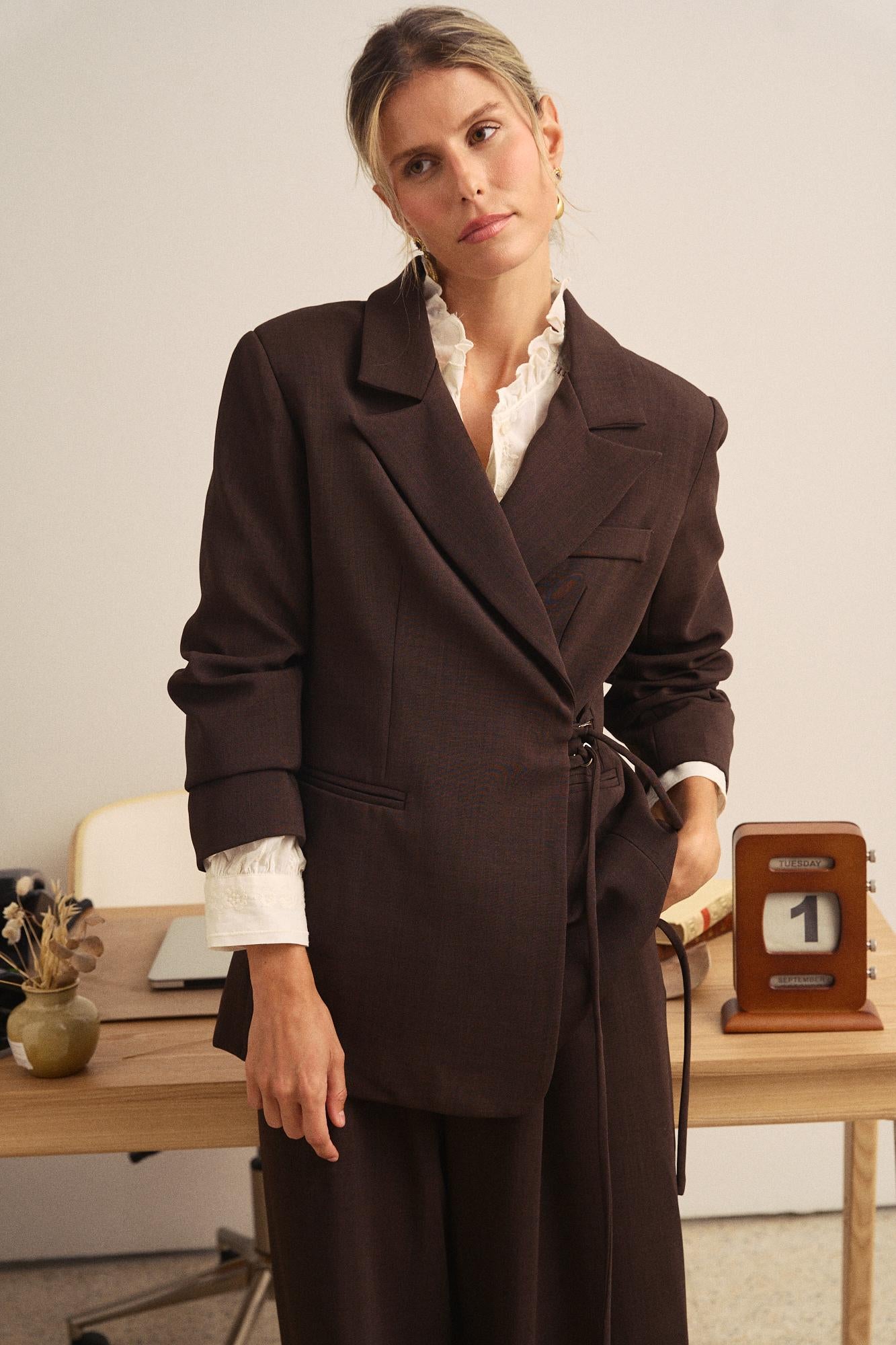 Astrea Double-Breasted Blazer